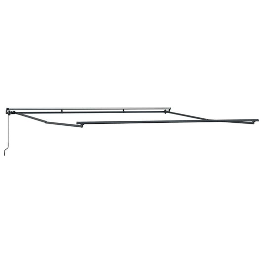 Awning Frame Manual Anthracite 450 x 350 cm Aluminium