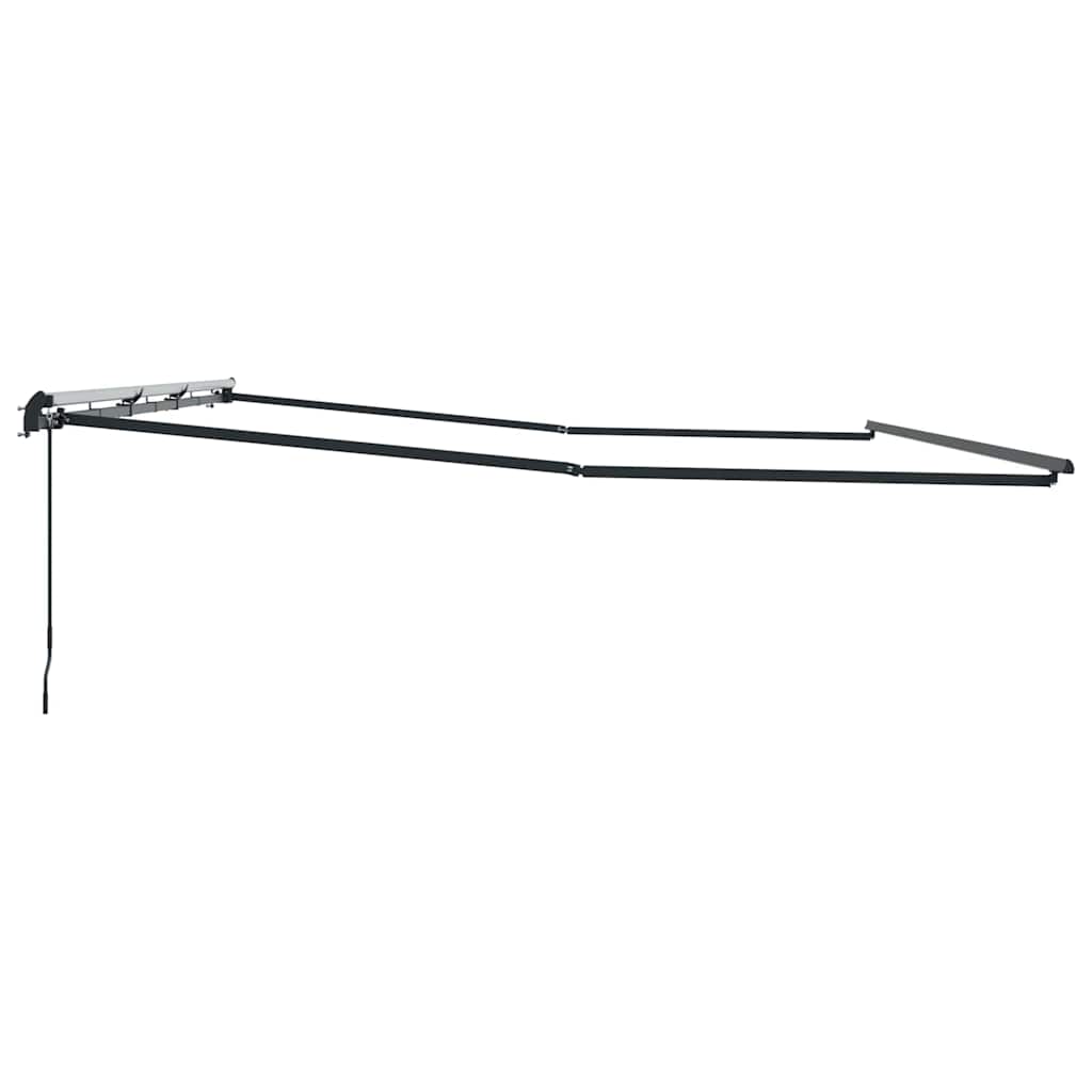 Awning Frame Manual Anthracite 600 x 350 cm Aluminium