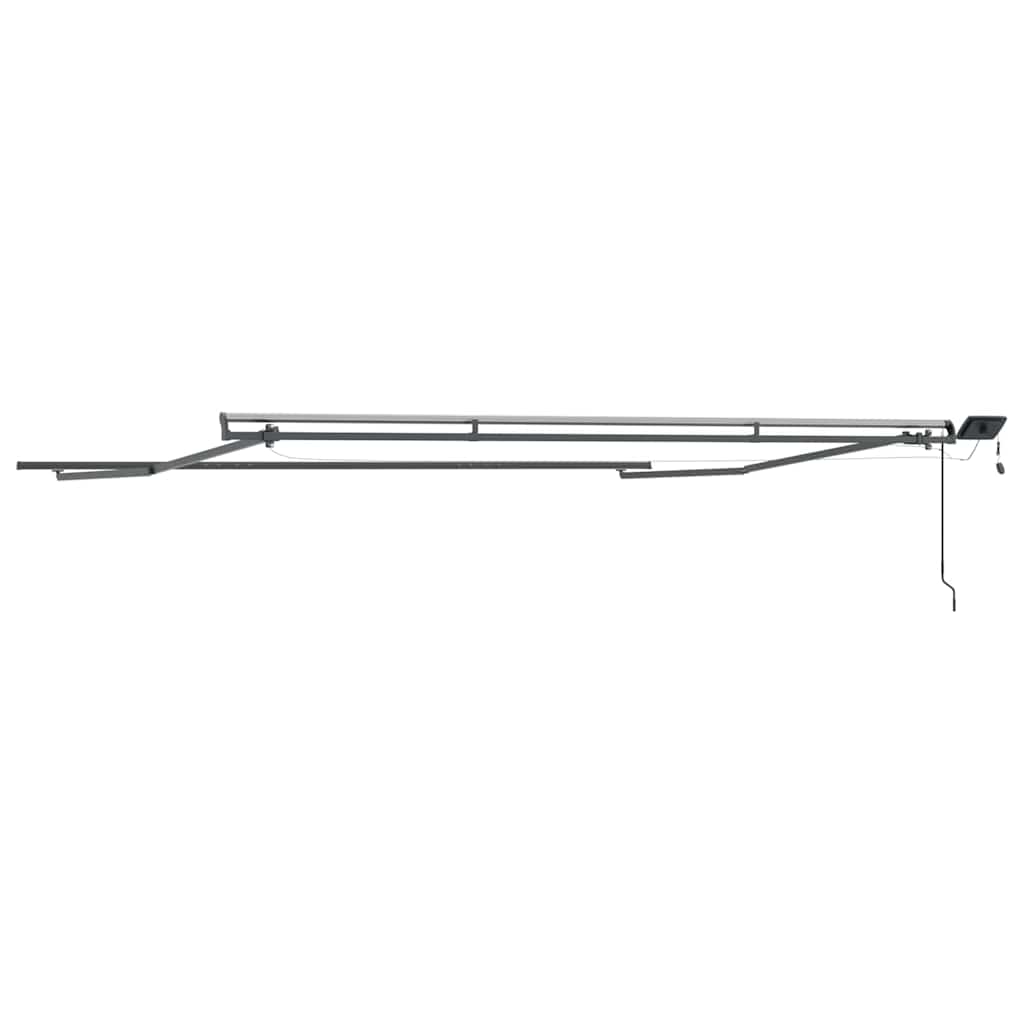 Awning Frame Manual Anthracite 500 x 300 cm Aluminium
