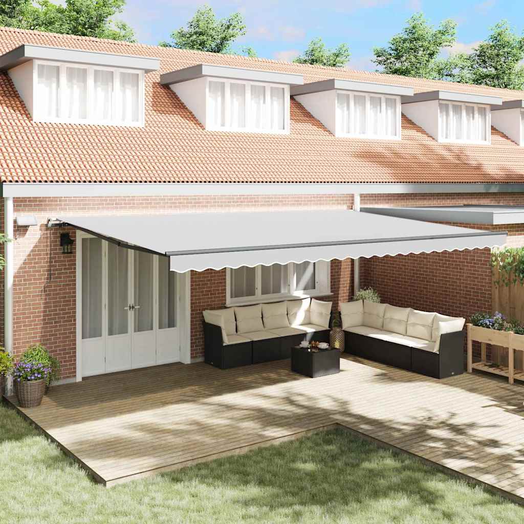 Awning Frame Manual Anthracite 600 x 300 cm Aluminium