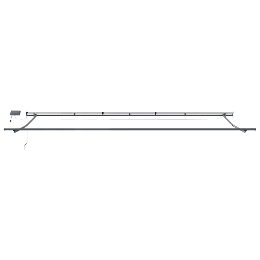 Awning Frame Manual Anthracite 600 x 300 cm Aluminium