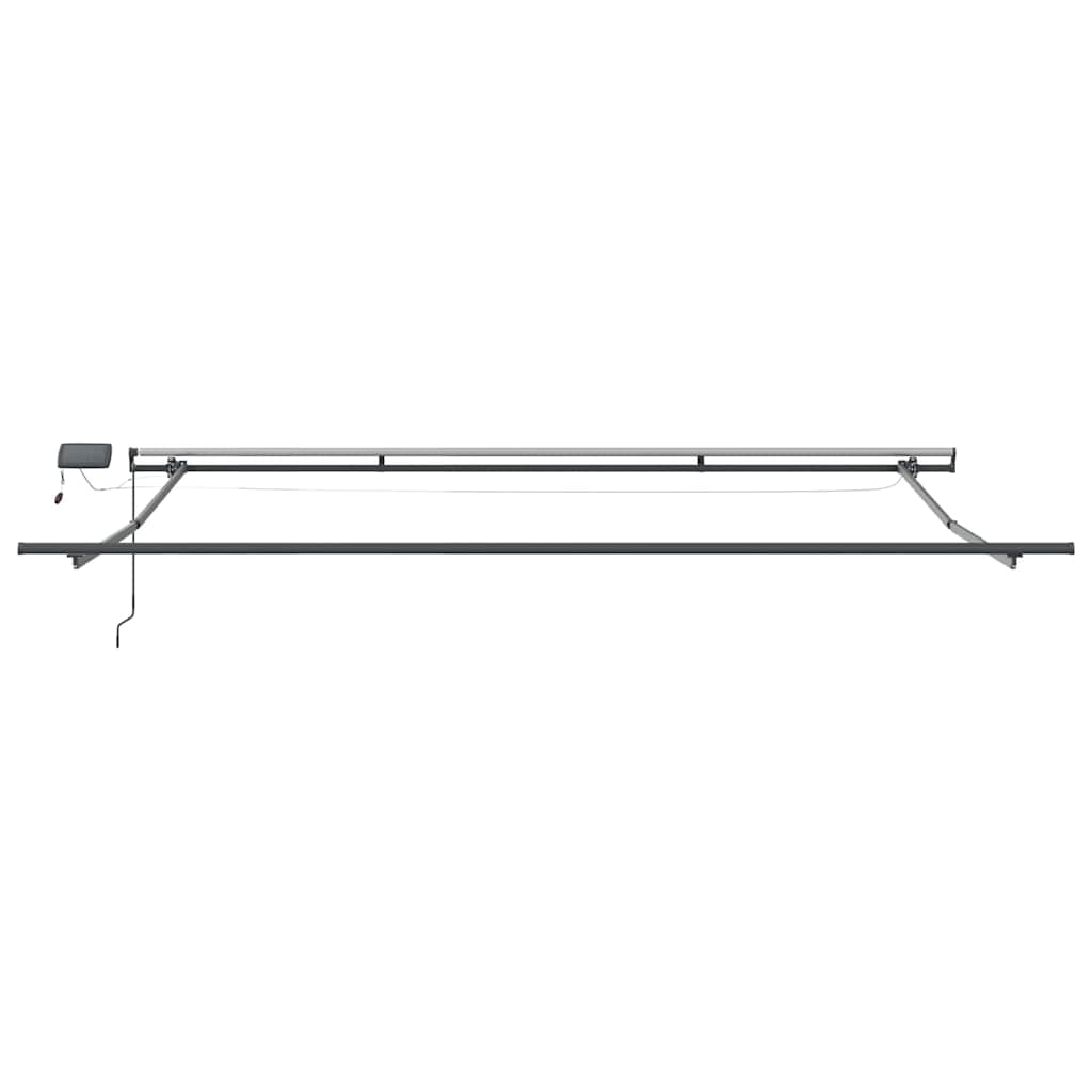 Awning Frame Manual Anthracite 400 x 350 cm Aluminium