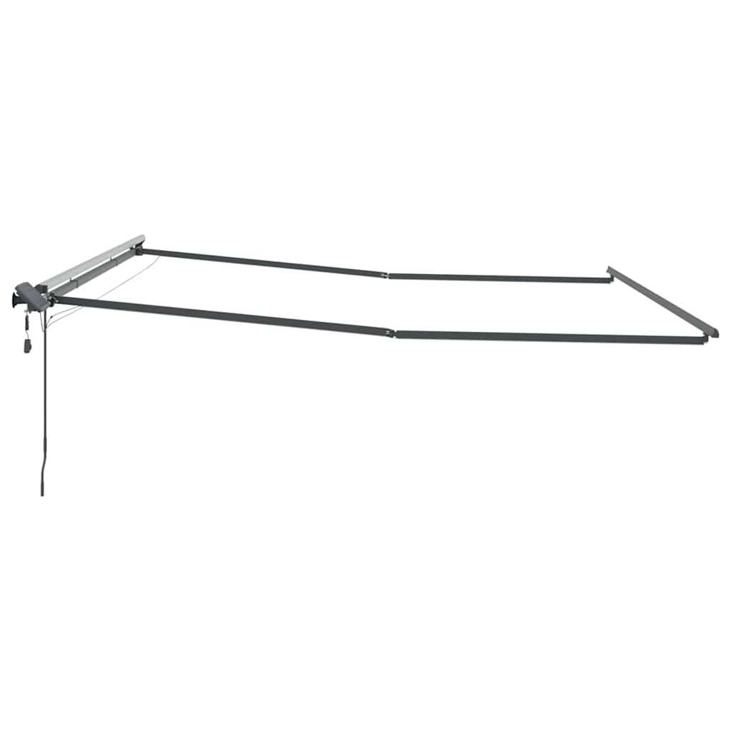 Awning Frame Manual Anthracite 400 x 350 cm Aluminium