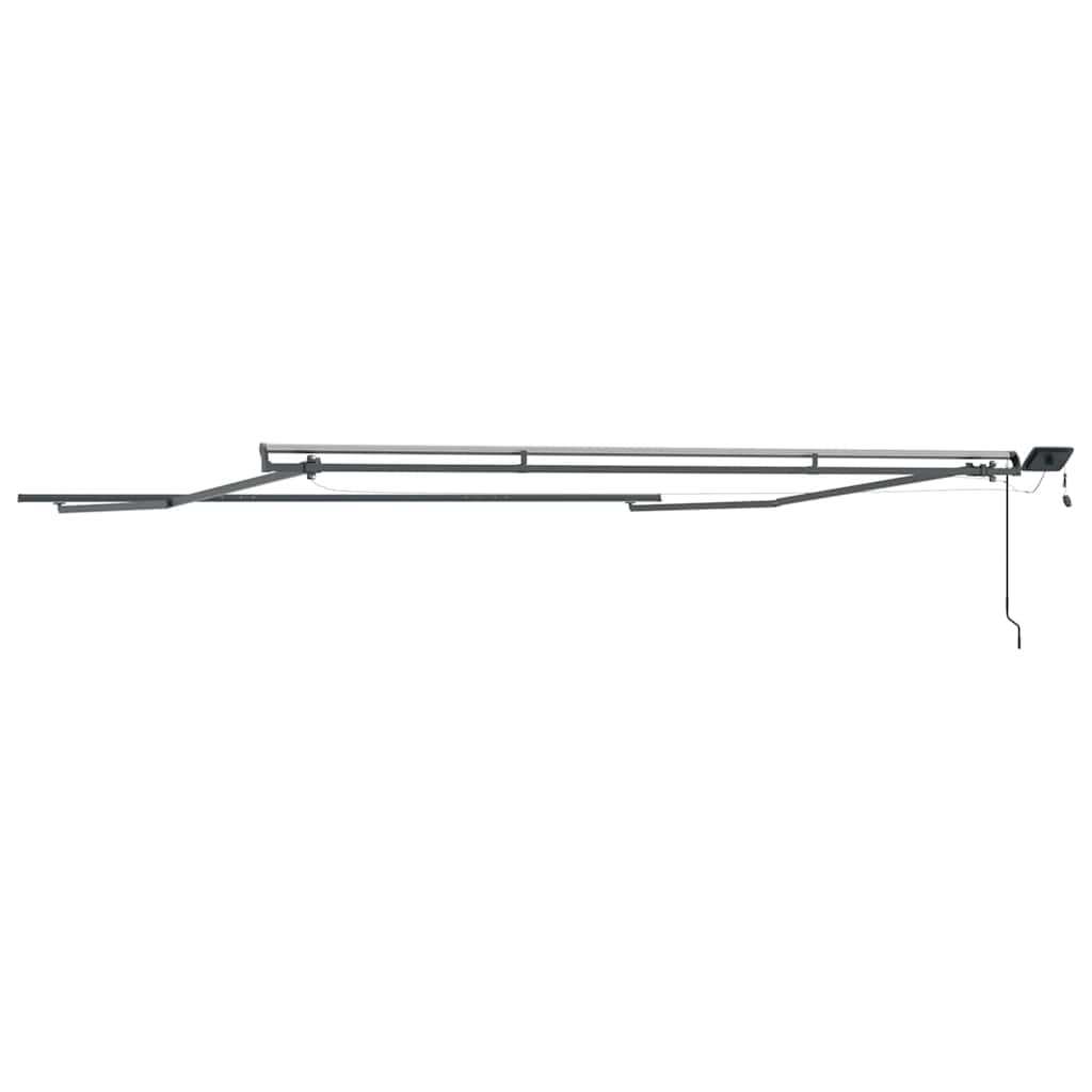 Awning Frame Manual Anthracite 450 x 350 cm Aluminium