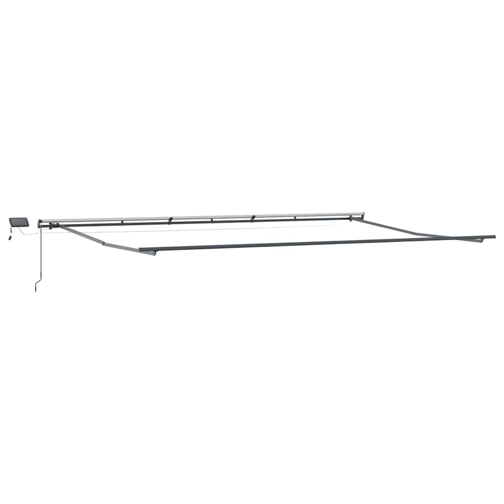 Awning Frame Manual Anthracite 600 x 350 cm Aluminium