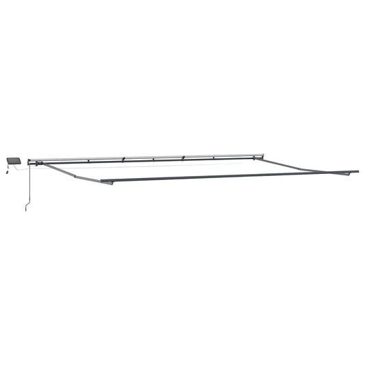 Awning Frame Manual Anthracite 600 x 350 cm Aluminium