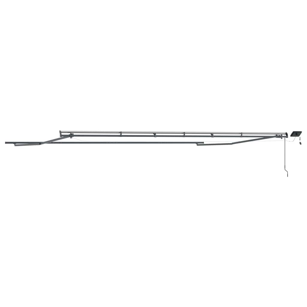 Awning Frame Manual Anthracite 600 x 350 cm Aluminium