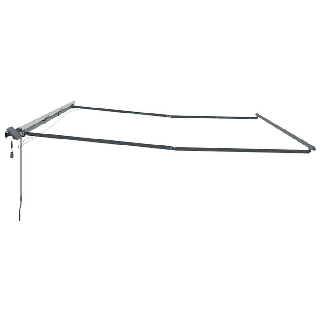 Awning Frame Manual Anthracite 600 x 350 cm Aluminium