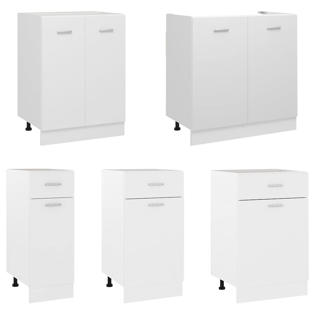 Bottom Cabinet Lyon White 60x46x81.5 cm Engineered Wood