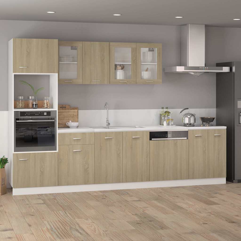 801191 vidaXL Bottom Cabinet "Lyon" Sonoma Oak 60x46x81,5 cm Engineered Wood