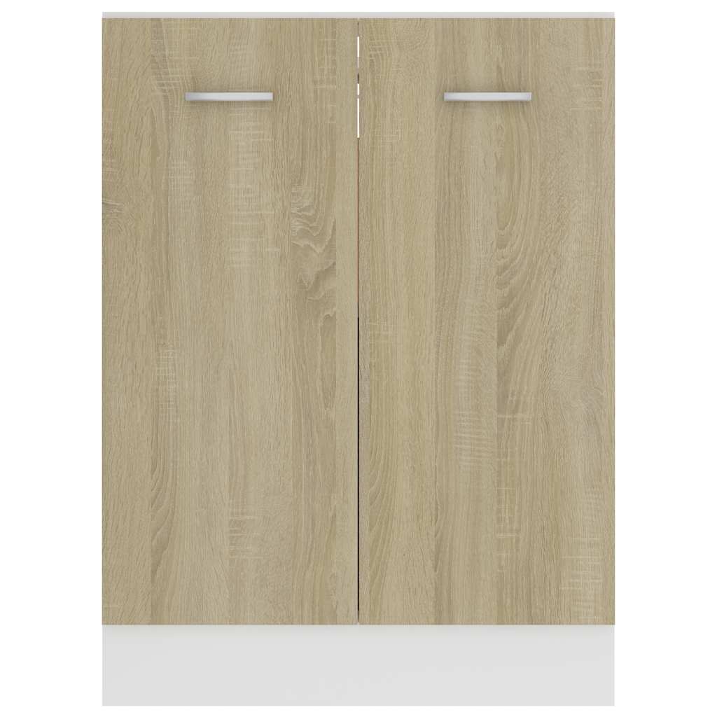 Bottom Cabinet Lyon Sonoma Oak 60x46x81.5 cm Engineered Wood