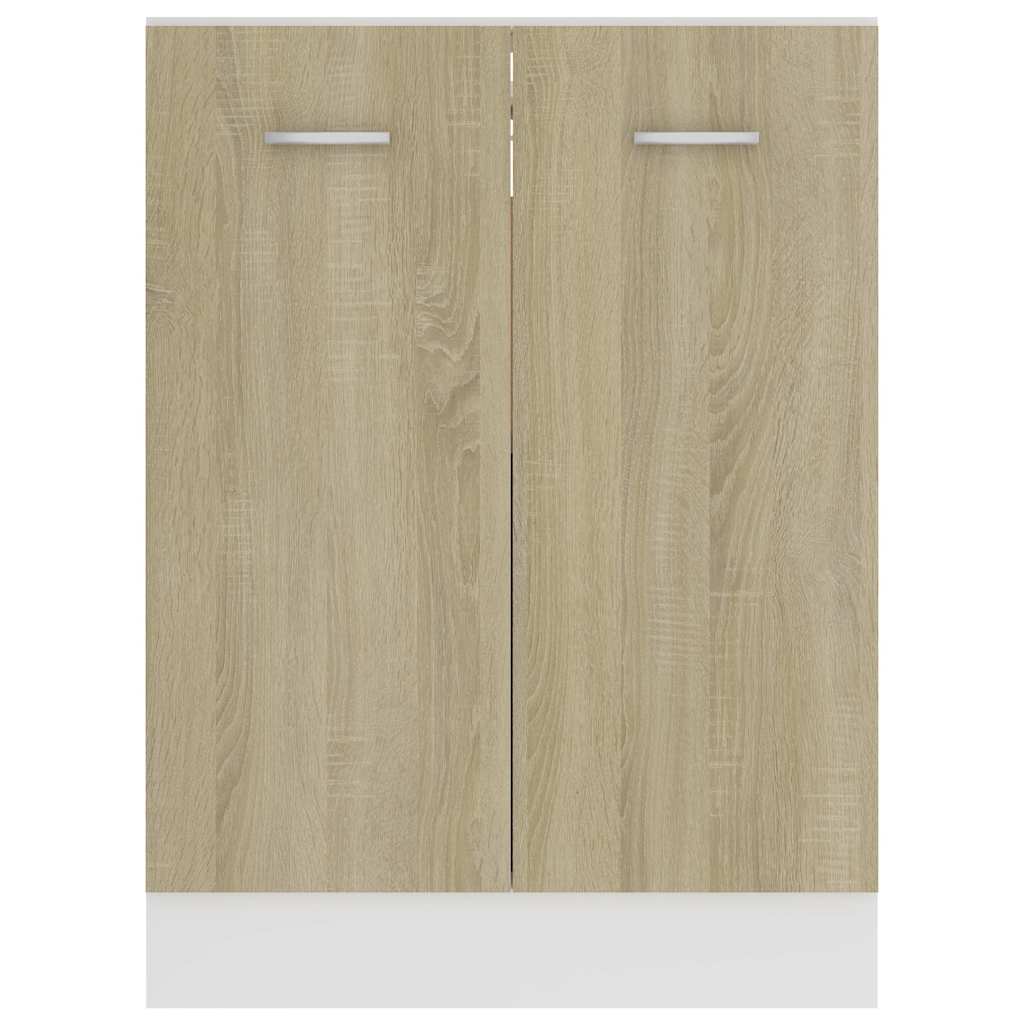 801191 vidaXL Bottom Cabinet "Lyon" Sonoma Oak 60x46x81,5 cm Engineered Wood