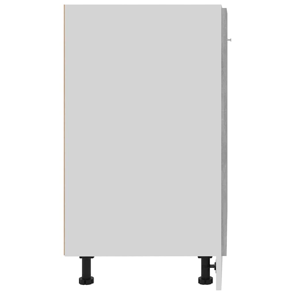 801192 vidaXL Bottom Cabinet "Lyon" Concrete Grey 60x46x81,5 cm Engineered Wood