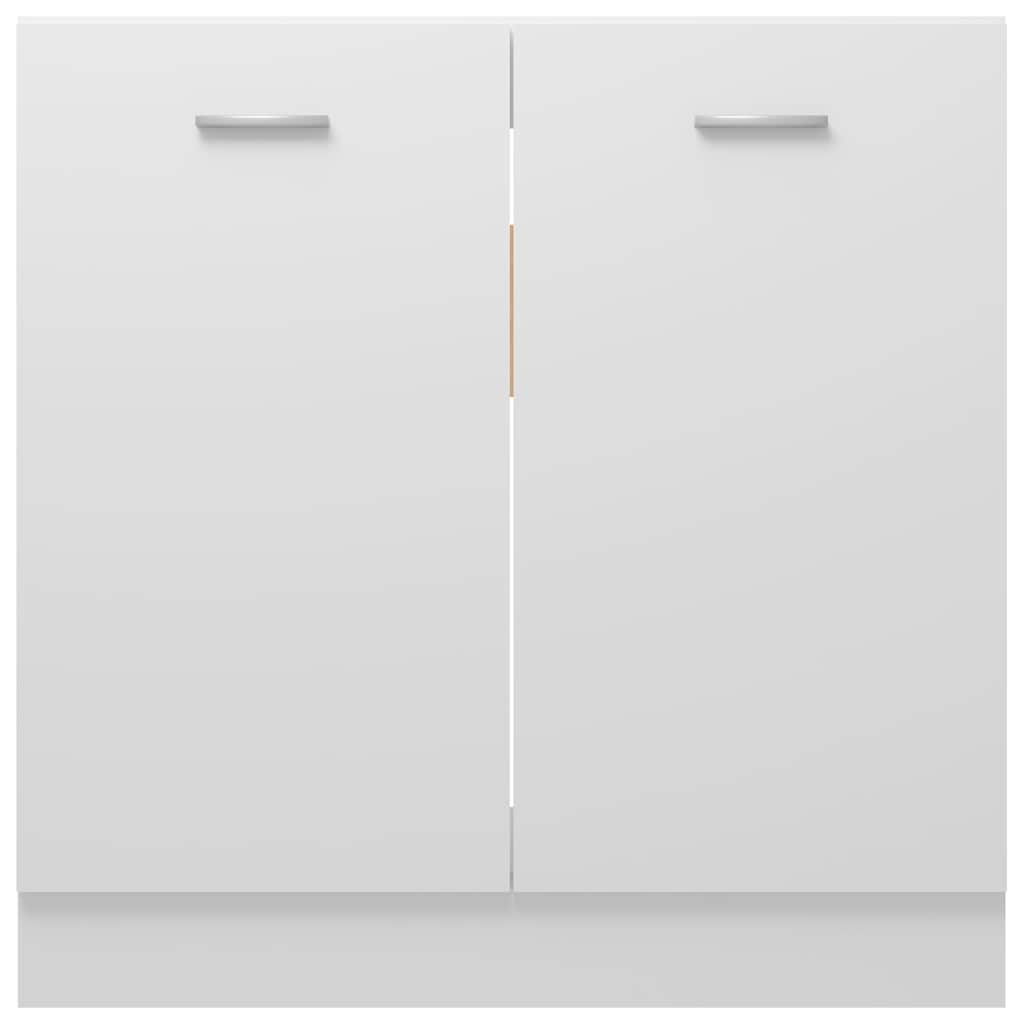 801196 vidaXL Sink Bottom Cabinet "Lyon" White 80x46x81,5 cm Engineered Wood