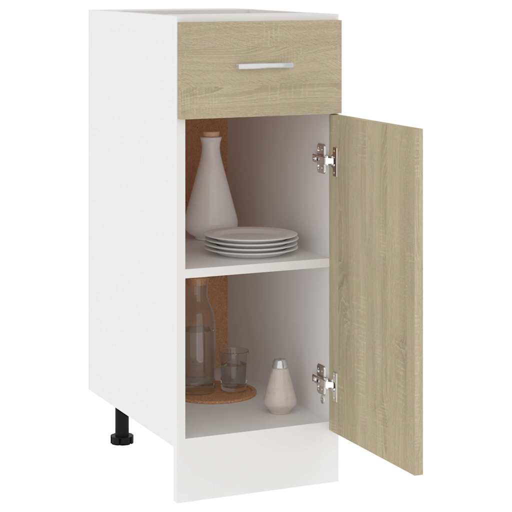 Drawer Bottom Cabinet "Lyon" Sonoma Oak 30x46x81.5 cm