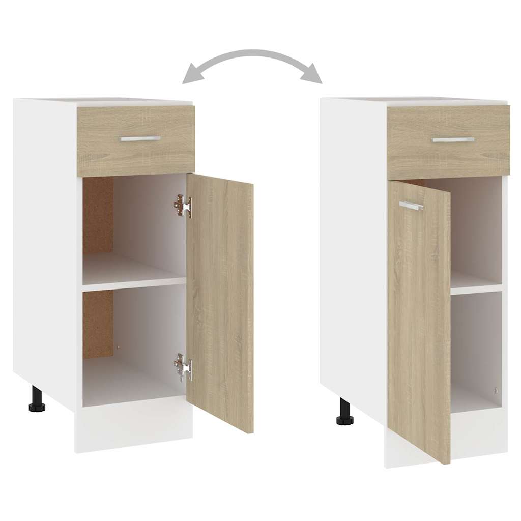 Drawer Bottom Cabinet "Lyon" Sonoma Oak 30x46x81.5 cm