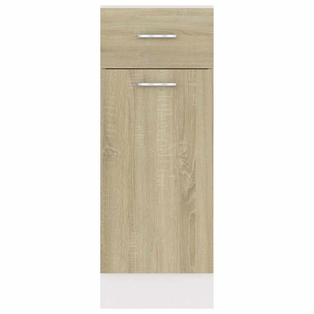 Drawer Bottom Cabinet "Lyon" Sonoma Oak 30x46x81.5 cm