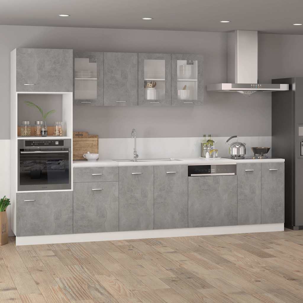 Drawer Bottom Cabinet "Lyon" Concrete Grey 50x46x81.5 cm