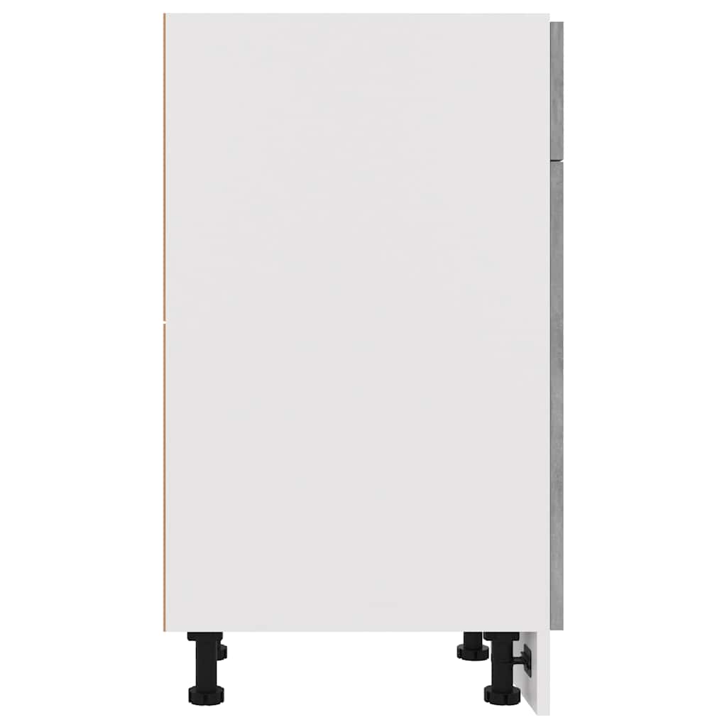 Drawer Bottom Cabinet "Lyon" Concrete Grey 50x46x81.5 cm