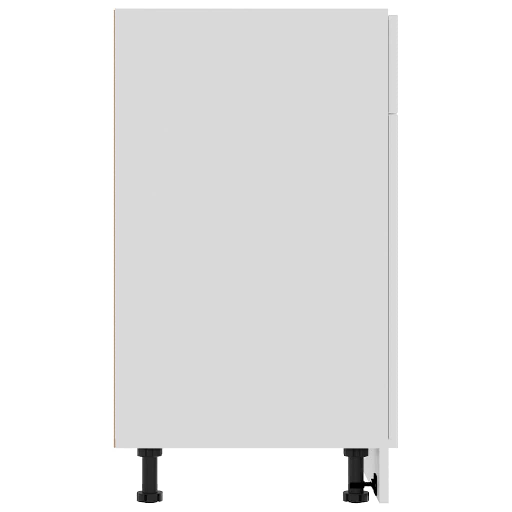 801236 vidaXL Drawer Bottom Cabinet "Lyon" White 80x46x81,5 cm Engineered Wood