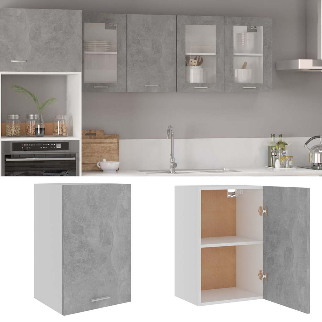 Hanging Cabinet "Lyon" Concrete Grey 39.5x31x60 cm