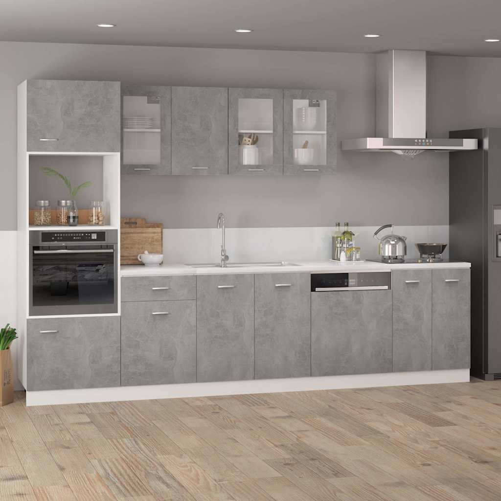 Hanging Cabinet "Lyon" Concrete Grey 39.5x31x60 cm