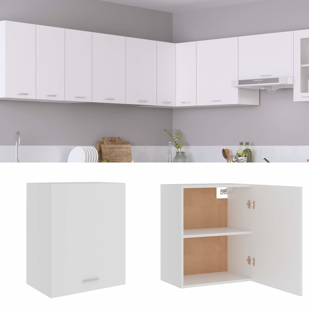 801260 vidaXL Hanging Cabinet "Lyon" White 50x31x60 cm Engineered Wood