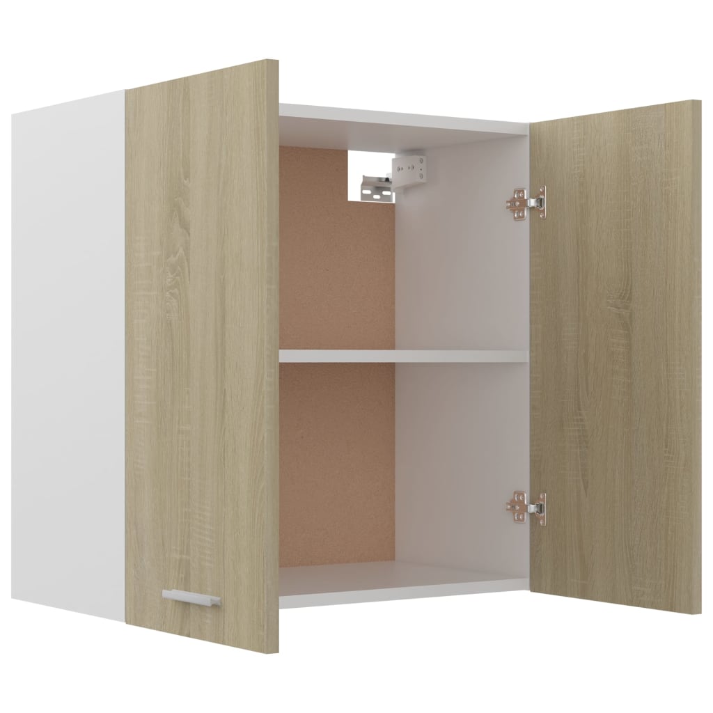 vidaXL Hanging Cabinet Sonoma Oak 60x31x60 cm Engineered Wood