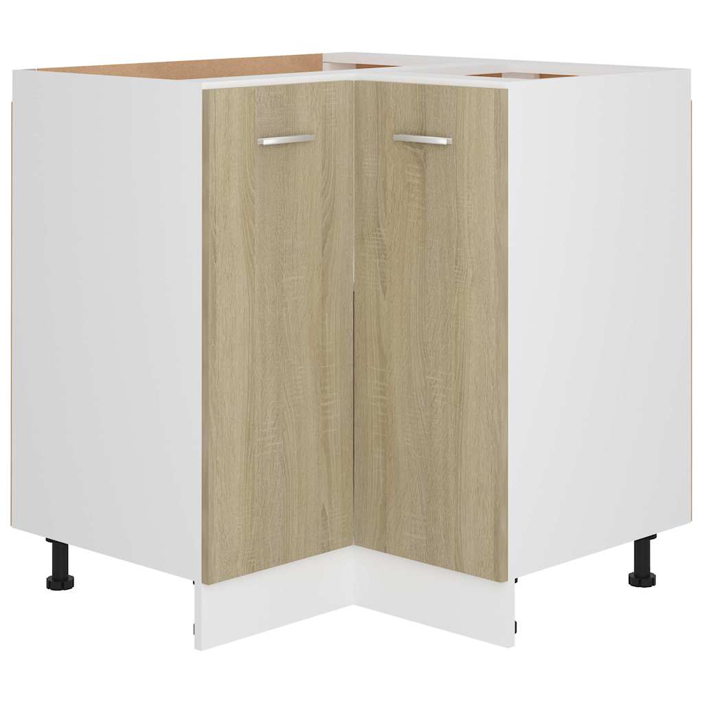 Corner Bottom Cabinet "Lyon" Sonoma Oak 75.5x75.5x81.5 cm