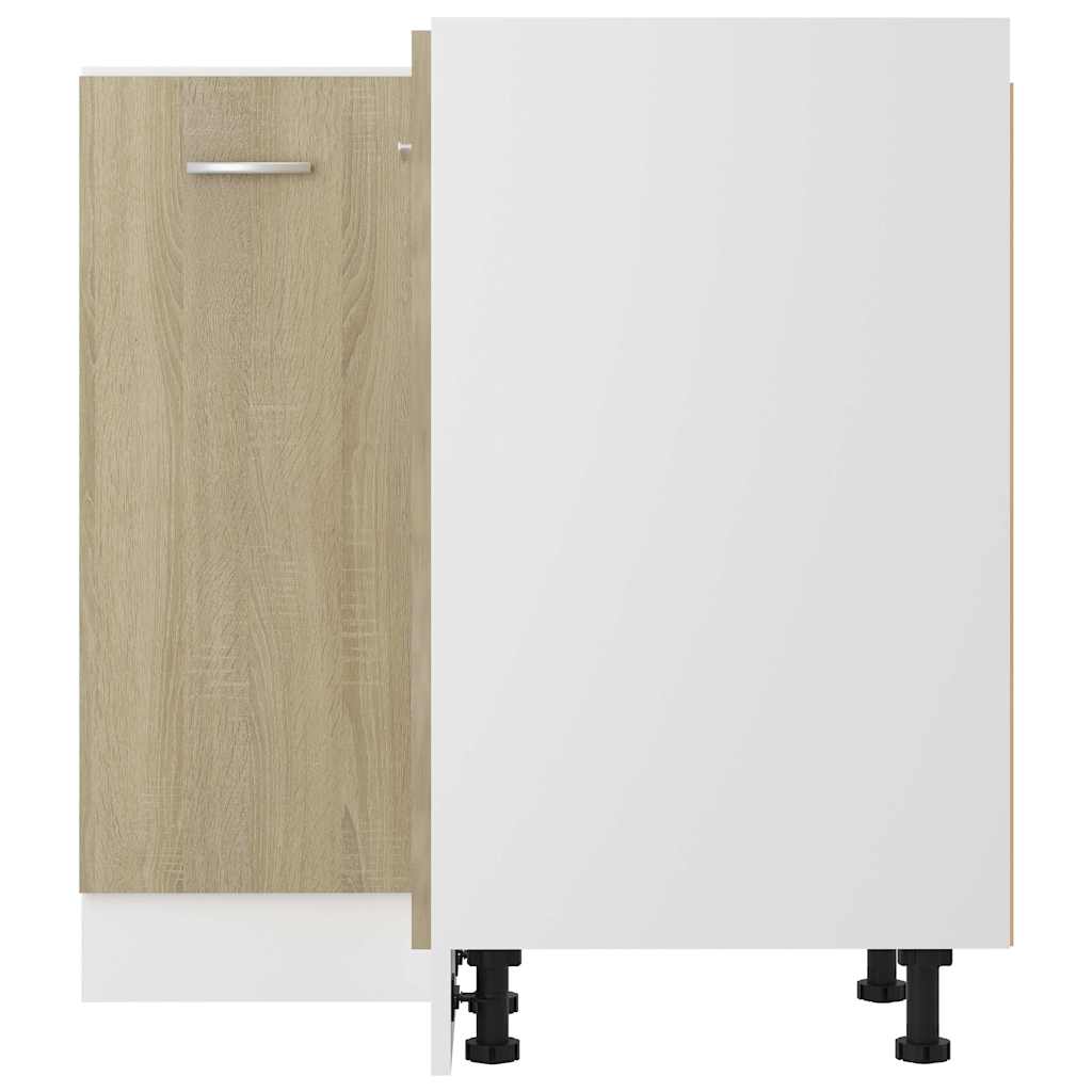 Corner Bottom Cabinet "Lyon" Sonoma Oak 75.5x75.5x81.5 cm