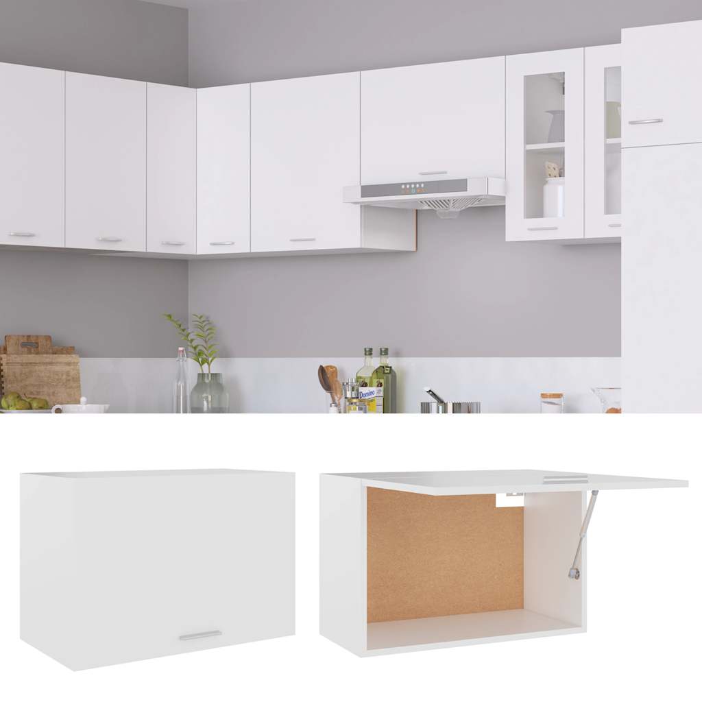 Hanging Cabinet Lyon White 60x31x40 cm Engineered Wood