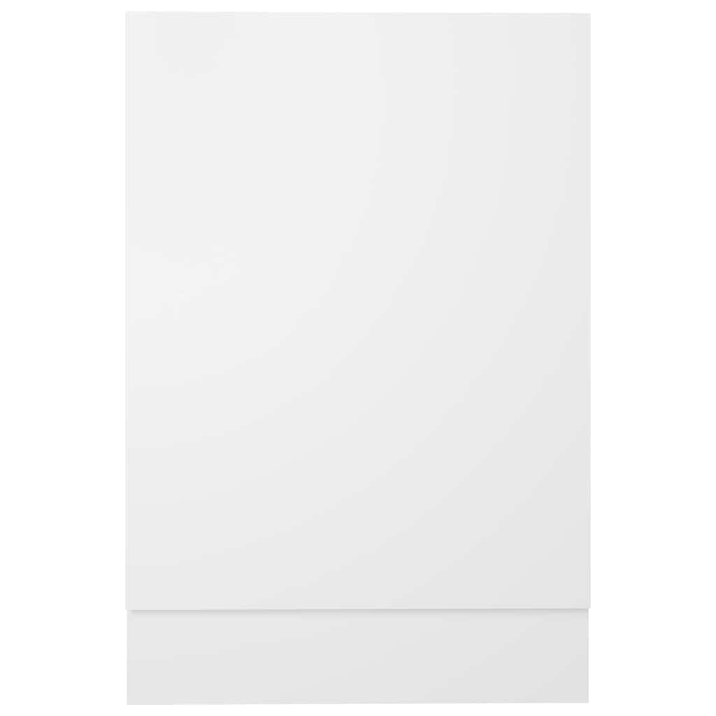 802554 vidaXL Dishwasher Panel "Lyon" White 45x3x67 cm Engineered Wood