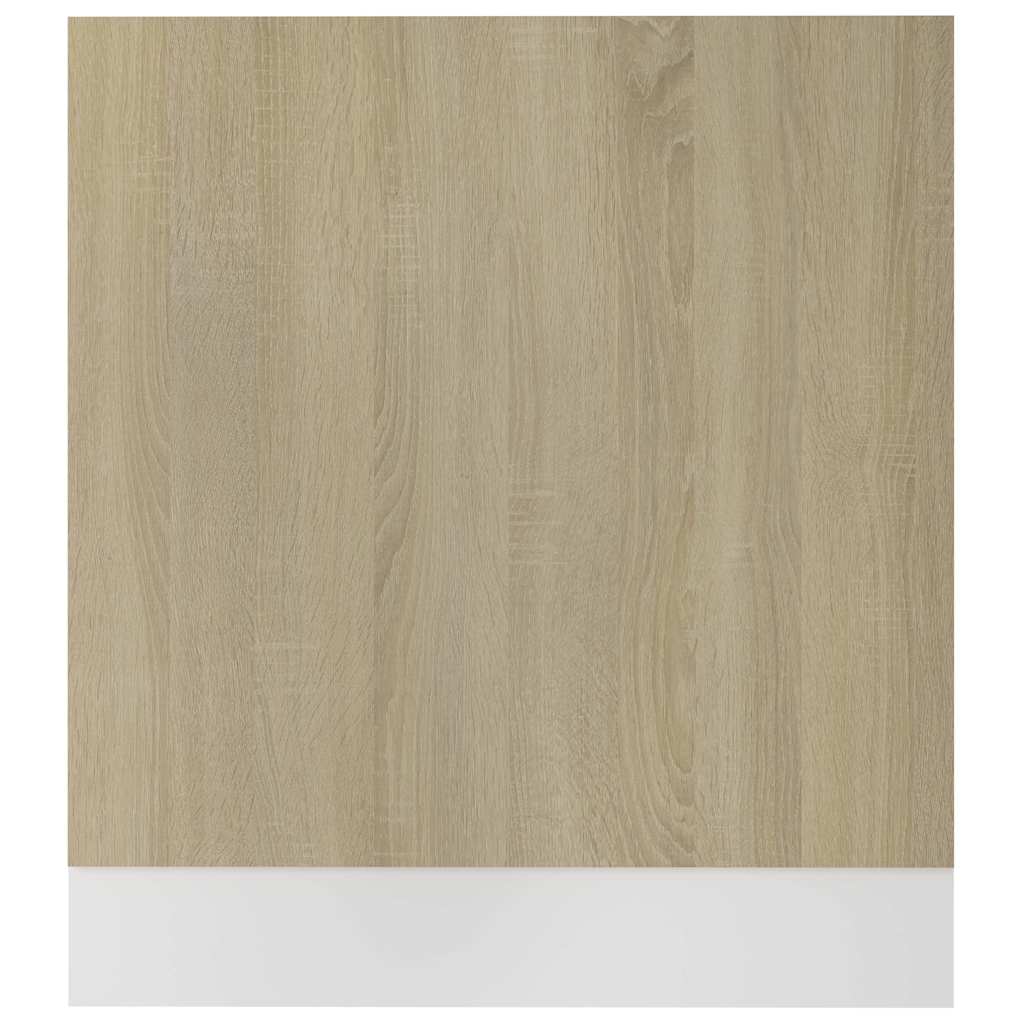 802565 vidaXL Dishwasher Panel "Lyon" Sonoma Oak 59,5x3x67 cm Engineered Wood