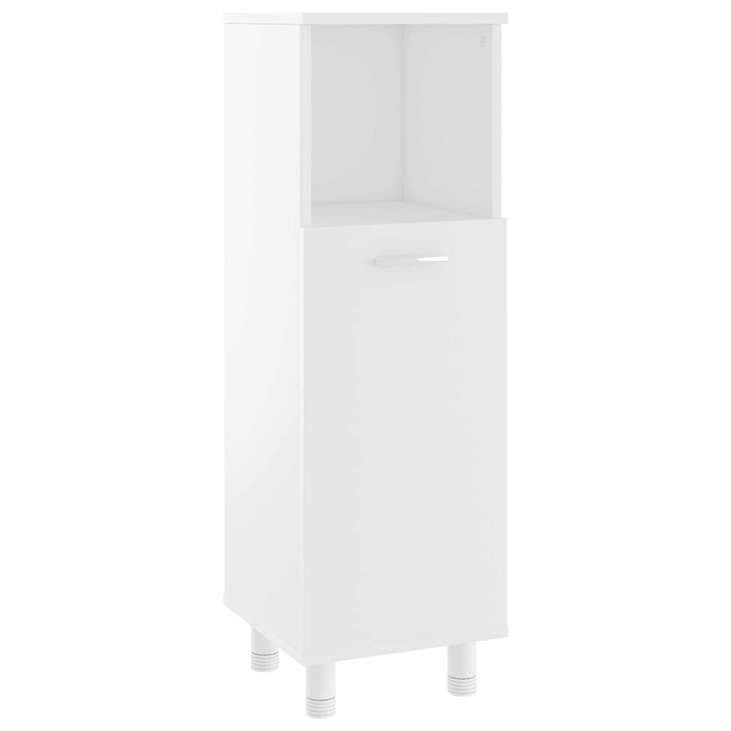 802615 vidaXL Bathroom Cabinet White 30x30x95 cm Engineered Wood