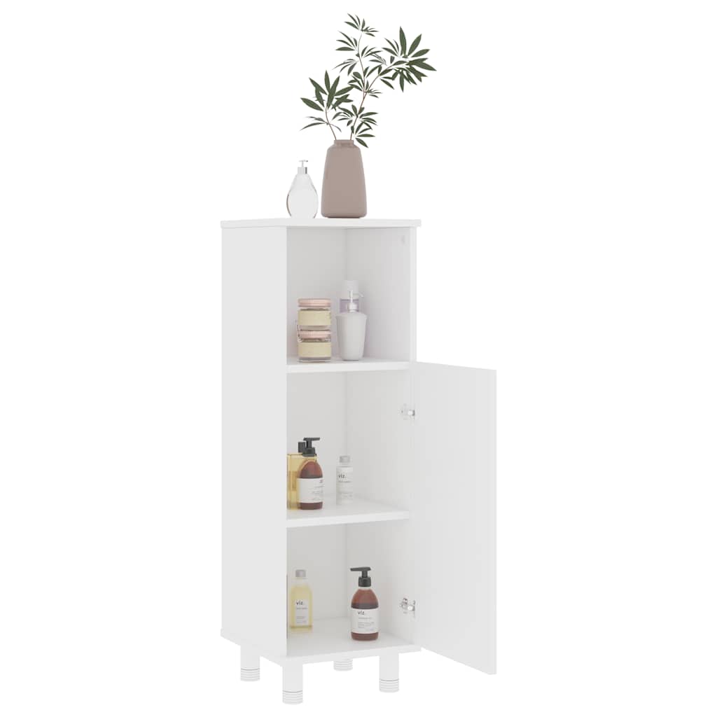 802615 vidaXL Bathroom Cabinet White 30x30x95 cm Engineered Wood
