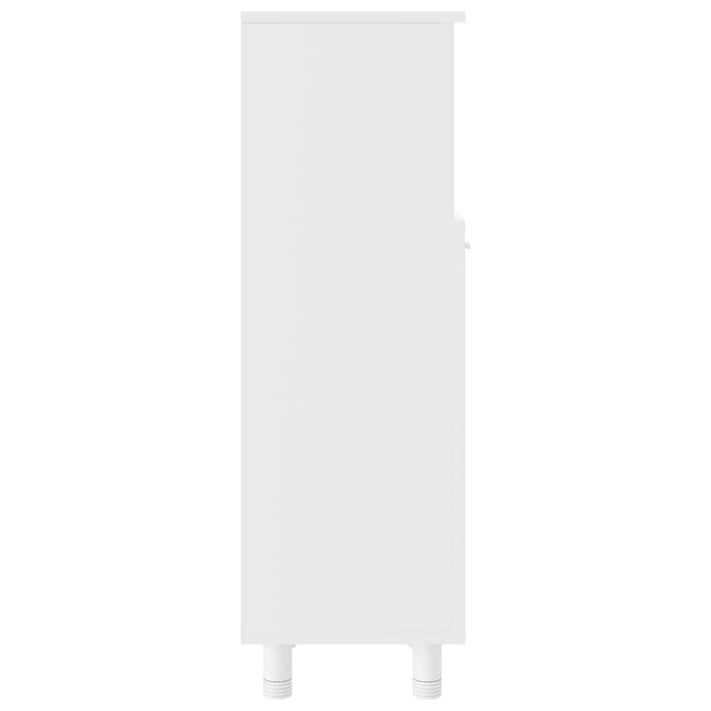 802615 vidaXL Bathroom Cabinet White 30x30x95 cm Engineered Wood