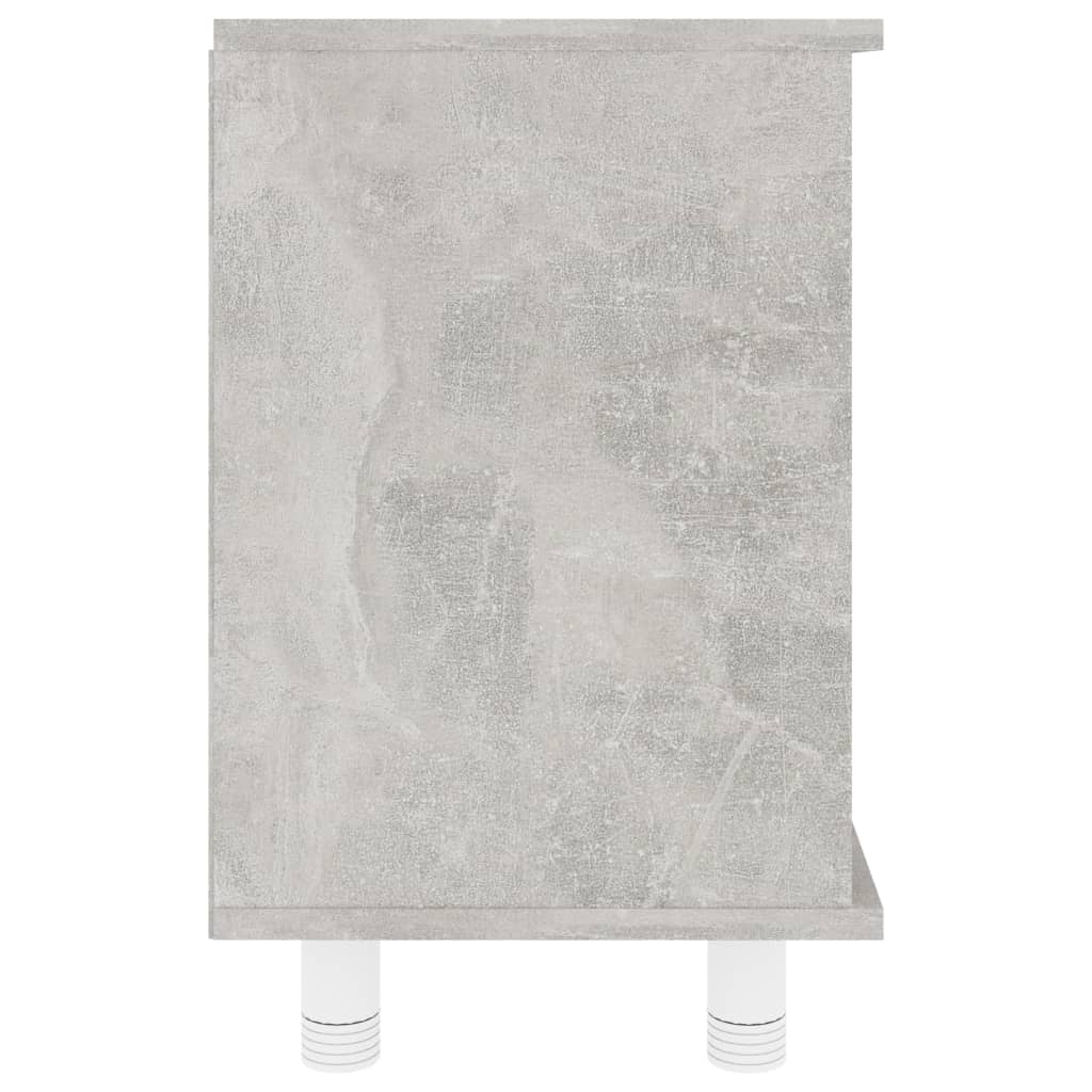 vidaXL Bathroom Cabinet Concrete Grey 60x32x53.5 cm Engineered Wood