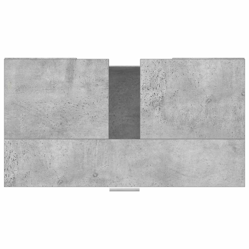 vidaXL Bathroom Cabinet Concrete Grey 60x32x53.5 cm Engineered Wood