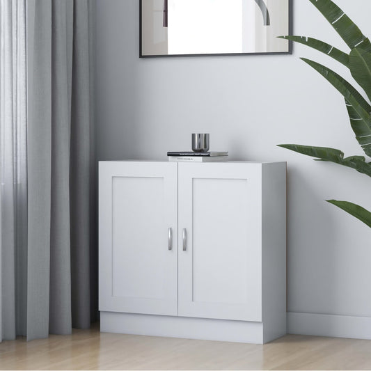 Book Cabinet White 82,5x30,5x80 cm Engineered Wood