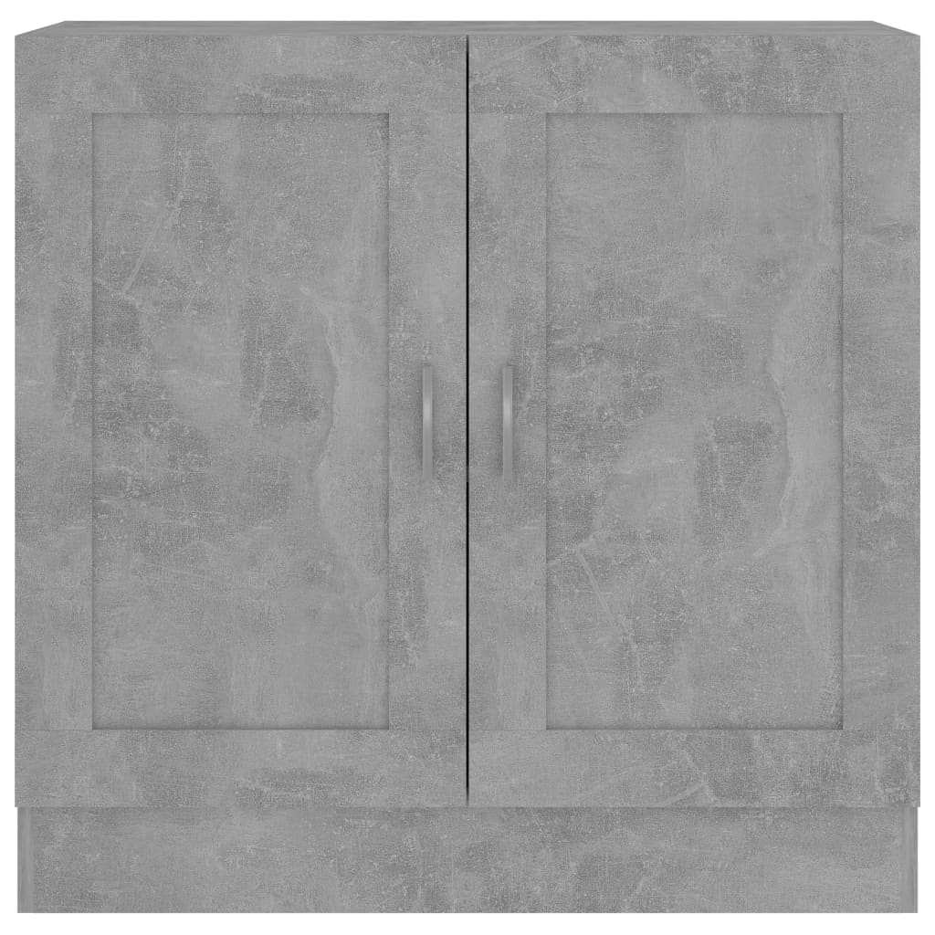 Book Cabinet Concrete Grey 82,5x30,5x80 cm Engineered Wood