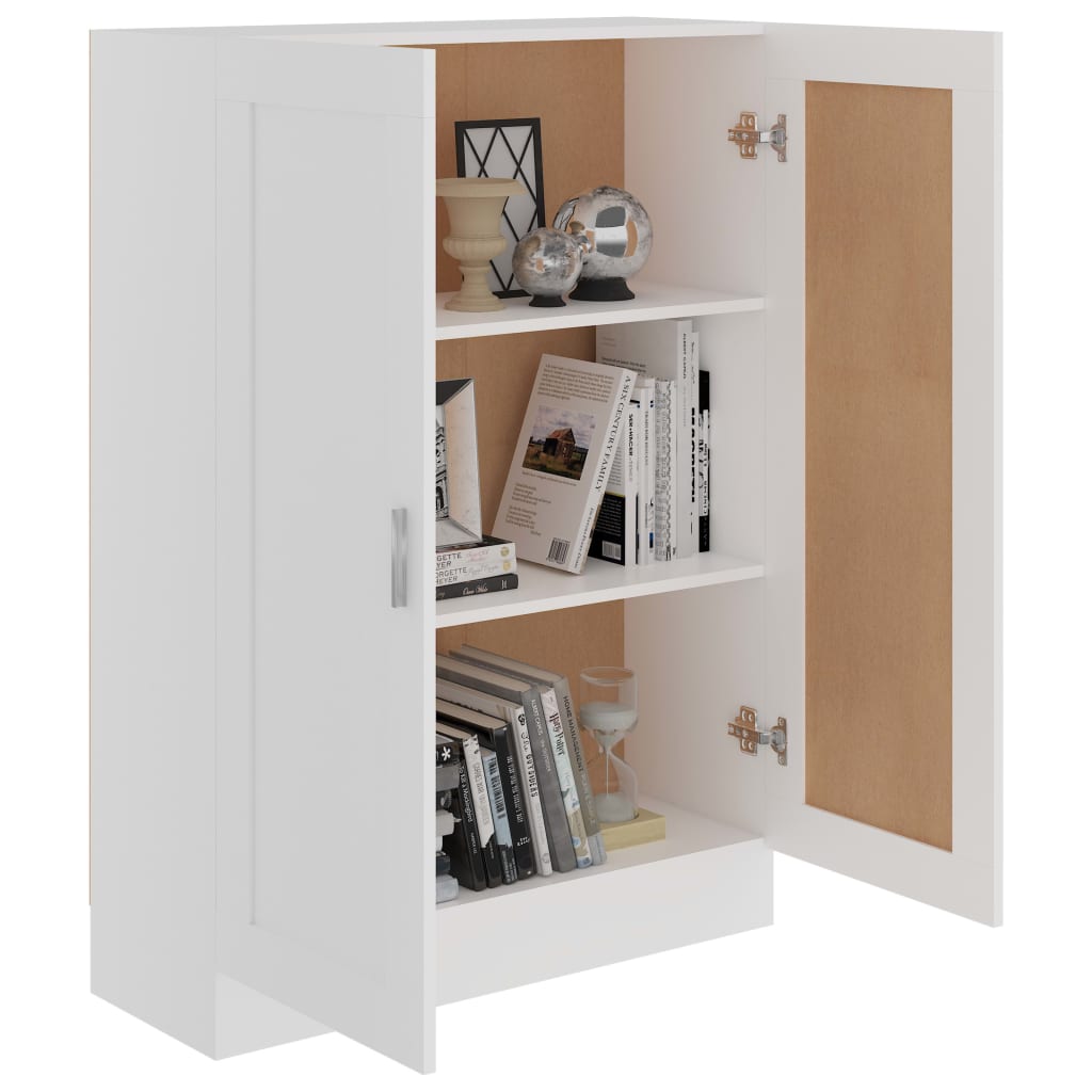 Book Cabinet White 82,5x30,5x115 cm Engineered Wood