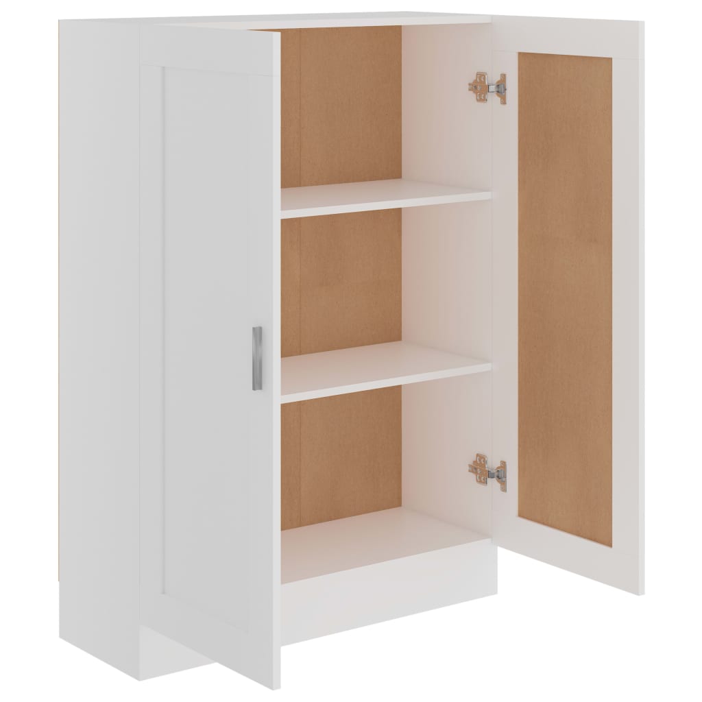 Book Cabinet White 82,5x30,5x115 cm Engineered Wood