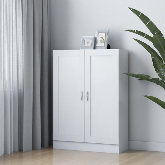 Book Cabinet White 82,5x30,5x115 cm Engineered Wood