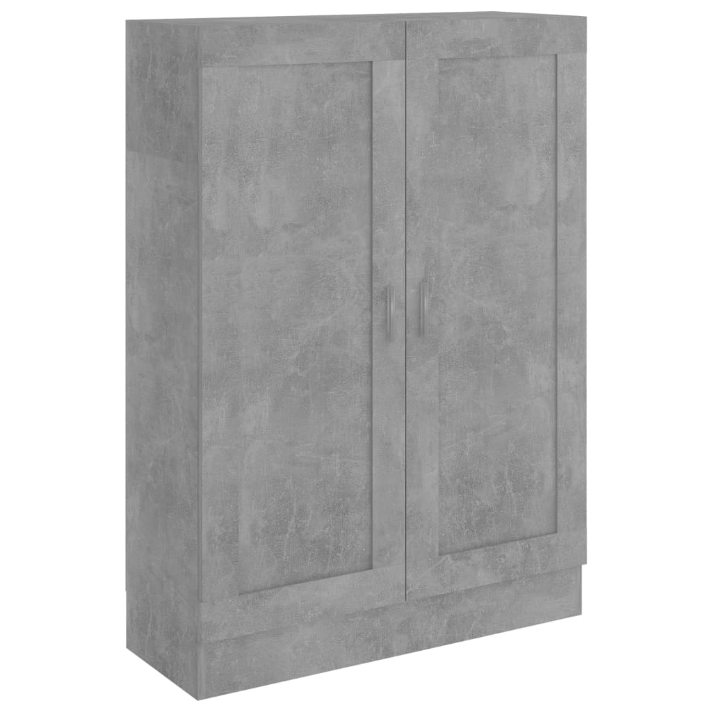 vidaXL Book Cabinet Concrete Grey 82.5x30.5x115 cm Engineered Wood