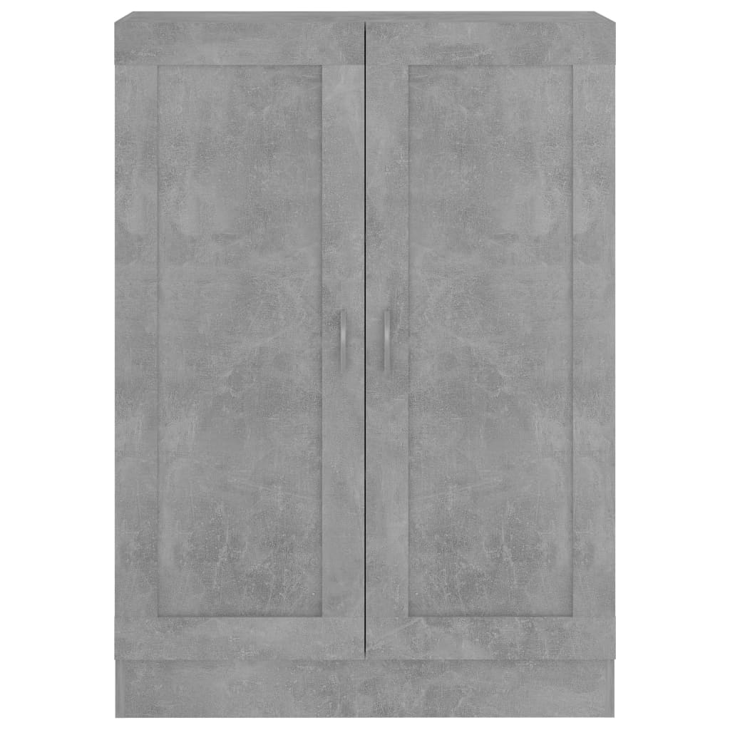 vidaXL Book Cabinet Concrete Grey 82.5x30.5x115 cm Engineered Wood