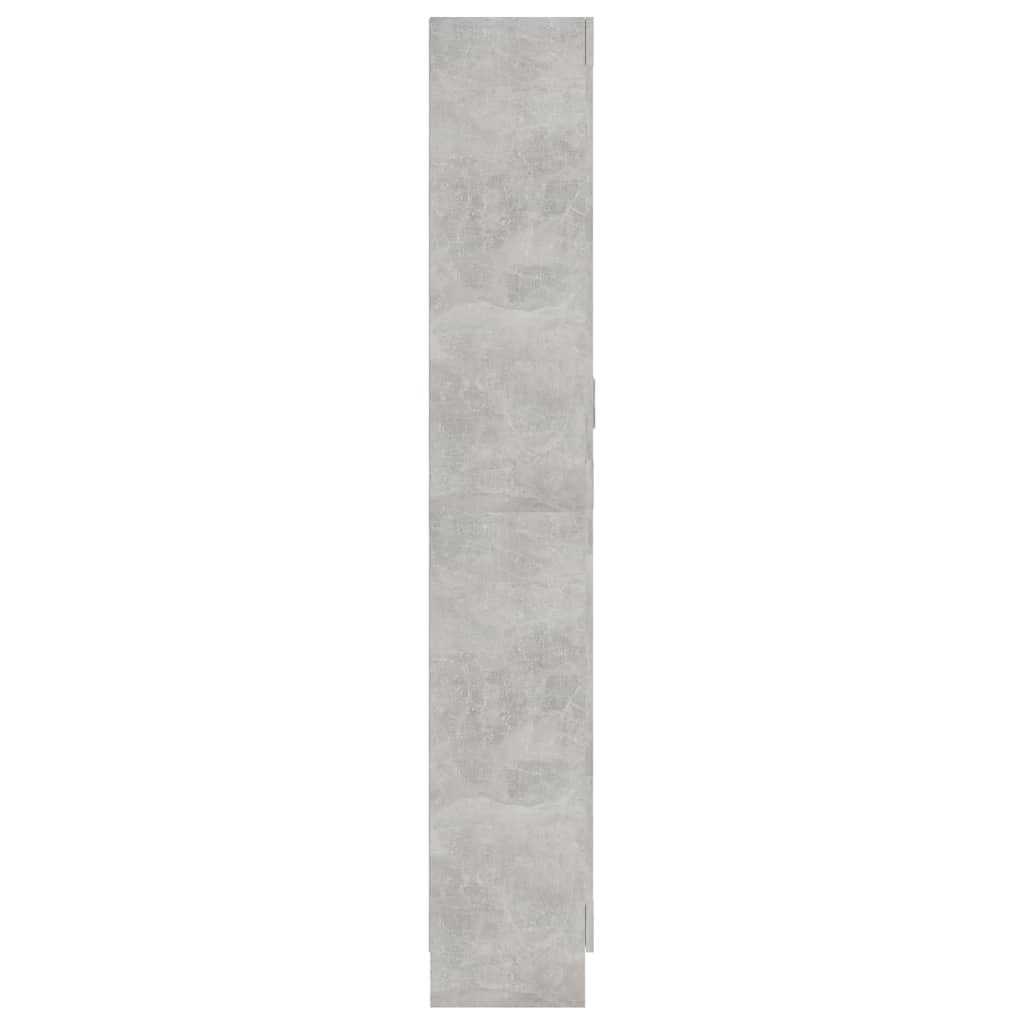 Book Cabinet Concrete Grey 82,5x30,5x185,5 cm Engineered Wood