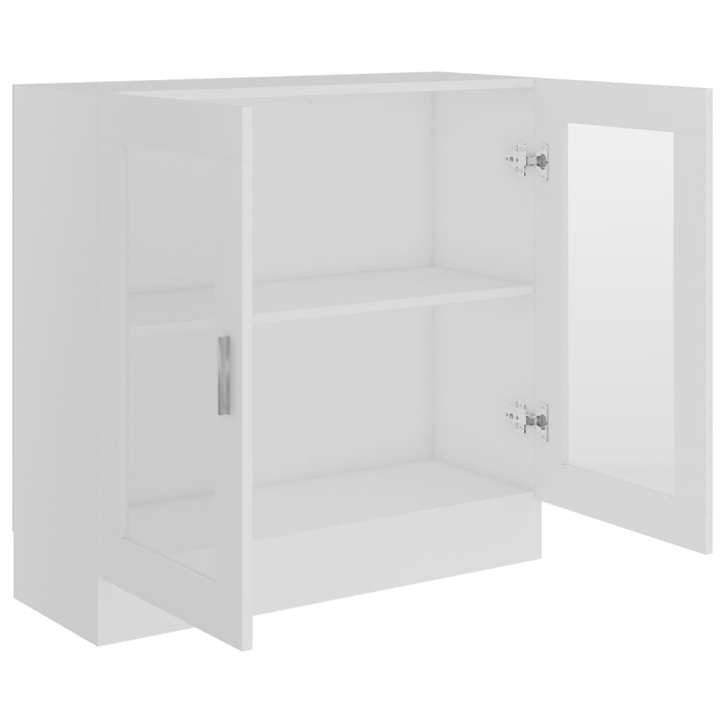 Vitrine Cabinet White 82.5x30.5x80 cm Engineered Wood