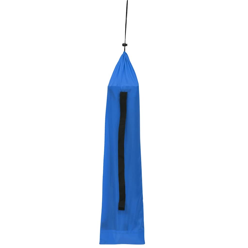 312478 vidaXL Camping Bed 180x60x19 cm Oxford Fabric and Steel Blue