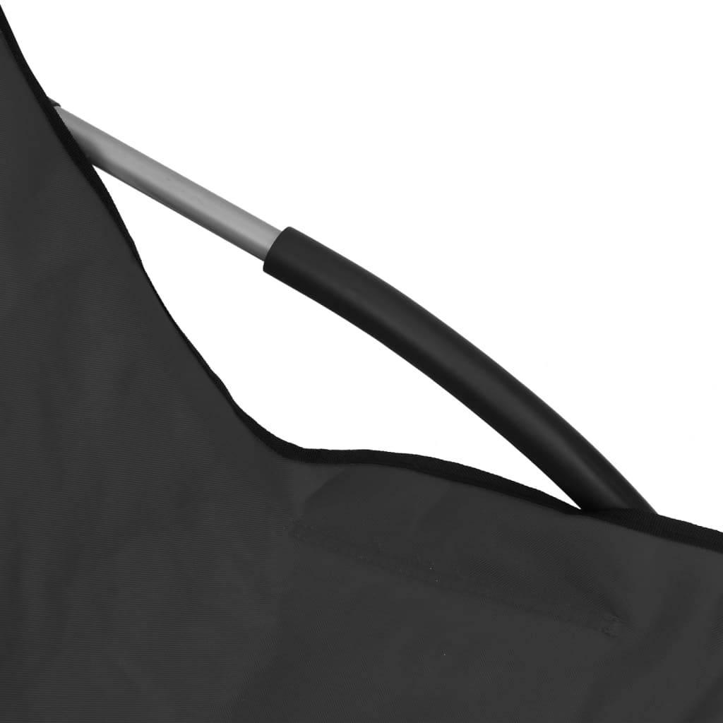 Beach Chair | Set of 2 | Black | Oxford fabric, Steel | Standard