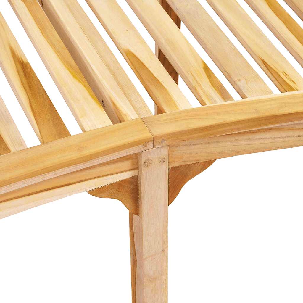Garden Bench | Natural Teak | Solid Teak Wood | Large | Durable